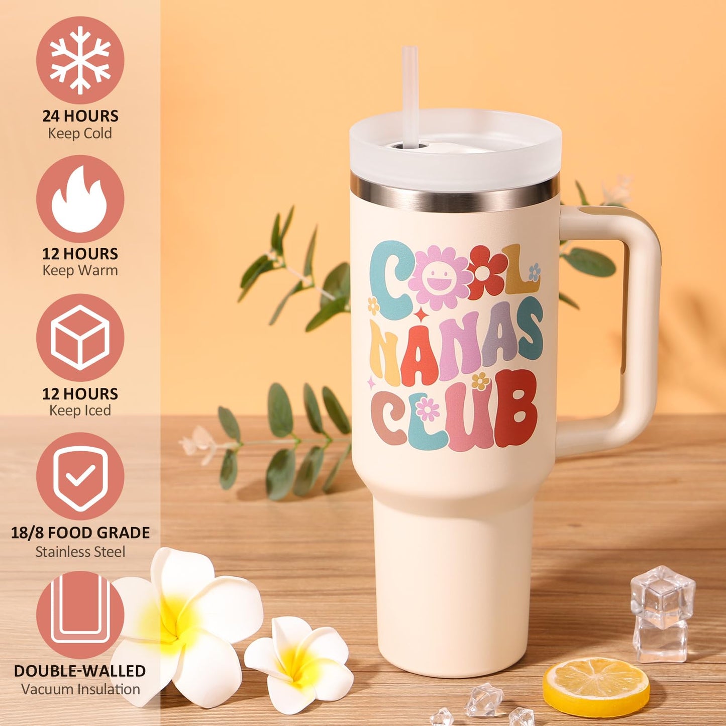 Gifts for Mom Mothers Day Gifts from Daughter Son Kids, Best Mom Gift Unique Birthday Gift Basket for Mother Women Mother-in-Law Wife Gift from Husband Care Package w/Canvas Tote Bag 40 OZ Tumbler