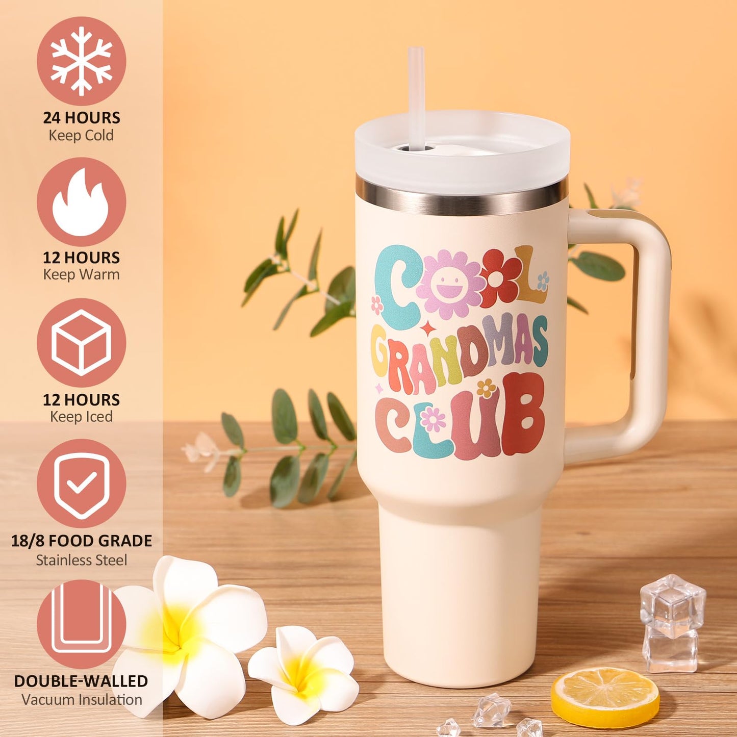 Gifts for Mom Mothers Day Gifts from Daughter Son Kids, Best Mom Gift Unique Birthday Gift Basket for Mother Women Mother-in-Law Wife Gift from Husband Care Package w/Canvas Tote Bag 40 OZ Tumbler
